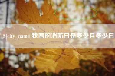 宁德我国的消防日是多少月多少日