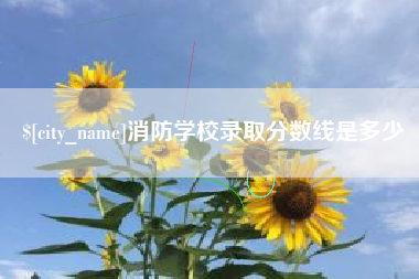 宁德消防学校录取分数线是多少