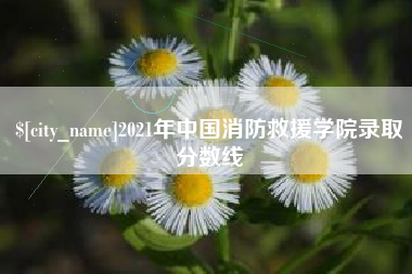 宁德2021年中国消防救援学院录取分数线