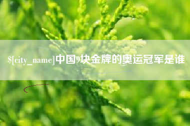 宁德中国9块金牌的奥运冠军是谁