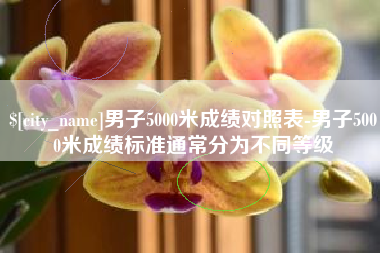 宁德男子5000米成绩对照表-男子5000米成绩标准通常分为不同等级