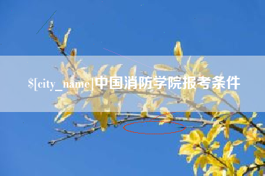 宁德中国消防学院报考条件