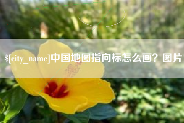 宁德中国地图指向标怎么画？图片