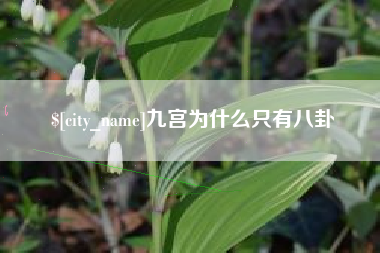 宁德九宫为什么只有八卦