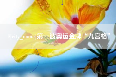 宁德第一波奥运金牌“九宫格”