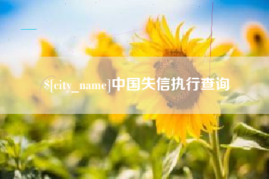 宁德中国失信执行查询