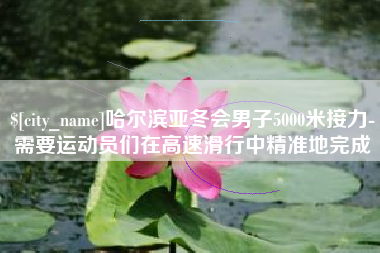 宁德哈尔滨亚冬会男子5000米接力-需要运动员们在高速滑行中精准地完成