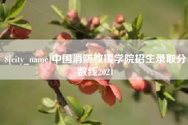 宁德中国消防救援学院招生录取分数线2021