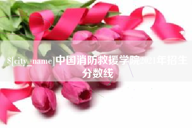 宁德中国消防救援学院2021年招生分数线