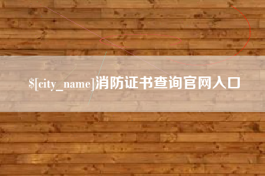 宁德消防证书查询官网入口