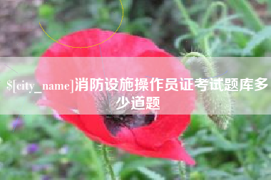 宁德消防设施操作员证考试题库多少道题