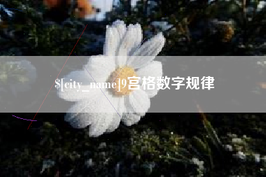 宁德9宫格数字规律