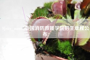 宁德中国消防救援学院招生章程公布!
