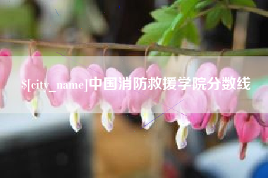 宁德中国消防救援学院分数线